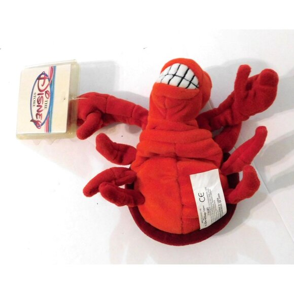 Disney Store Sebastian Mini Bean Bag Plush 8" Red Crab Toy - Picture 3 of 5